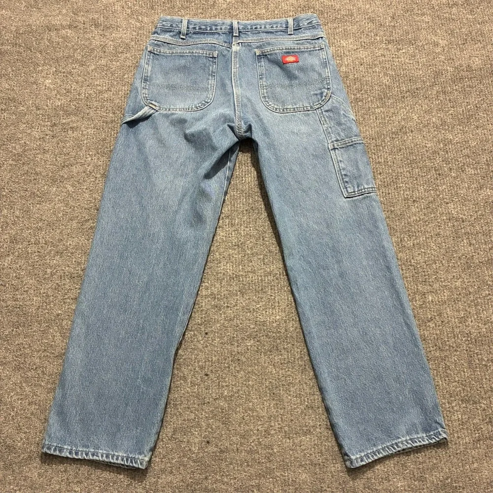 Dickies Mens Carpenter Jeans 34x32 Relaxed Fit Workwear Denim‎ Vintage Y2K